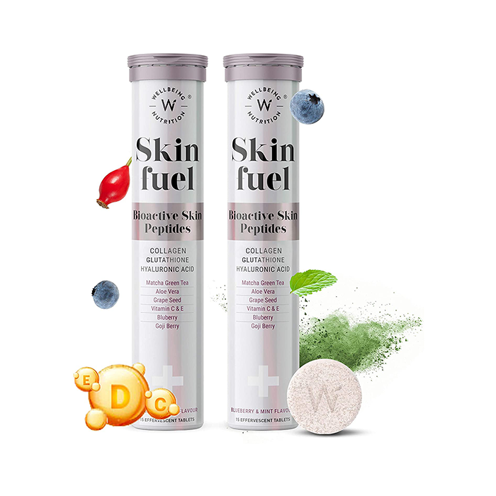 Wellbeing Nutrition Skin Fuel Collagen Tablets Pack of 2 - National Day Deal