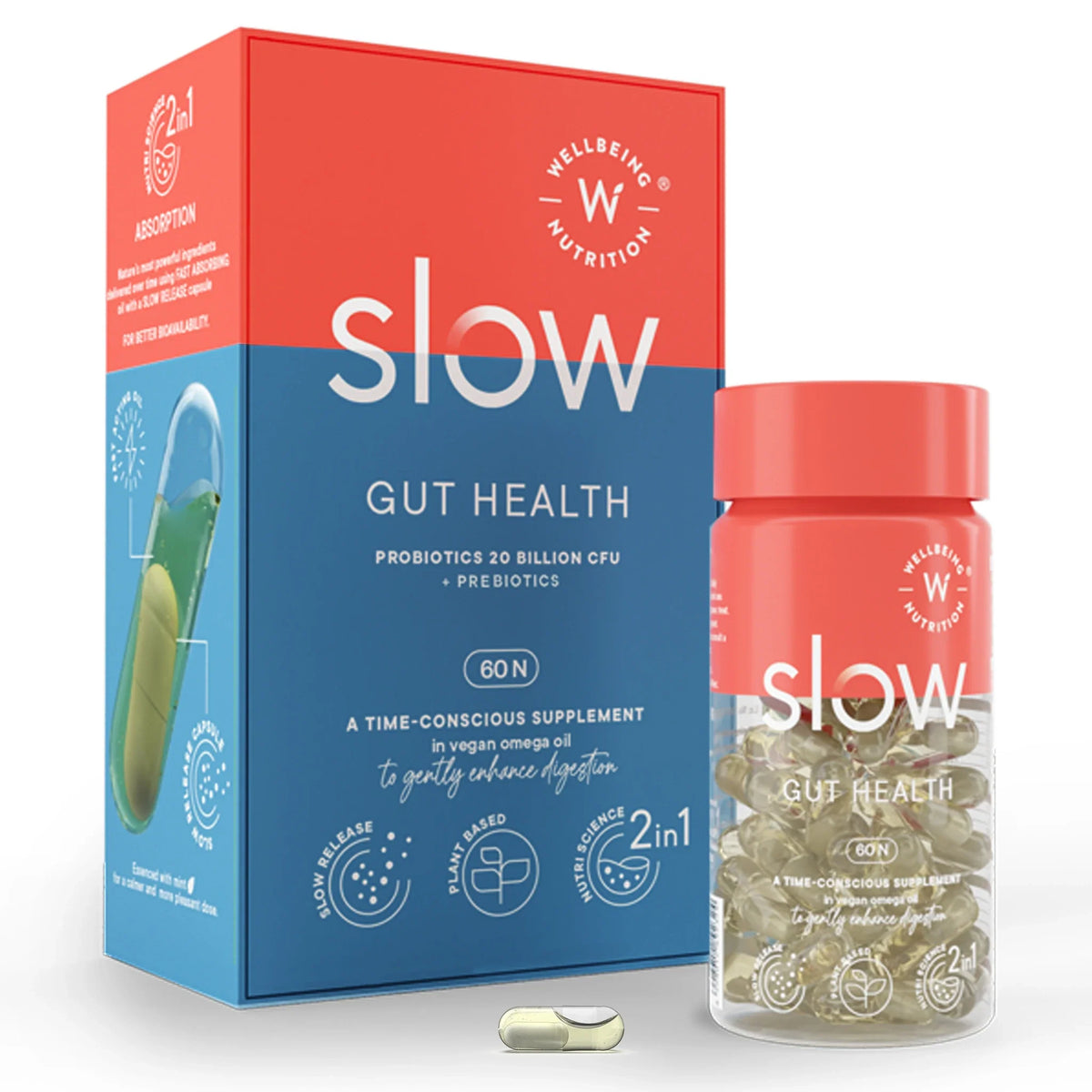 Slow Gut Health, 60 Capsules