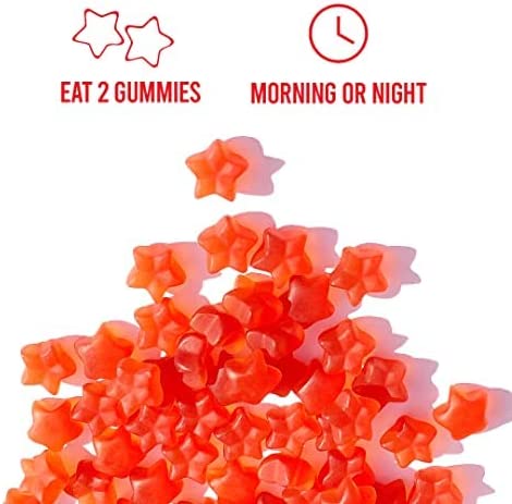 Hairtamin - Gummy Stars Hair Vitamin, 60 Vegan Gummies