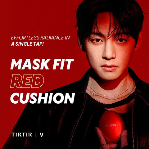 TIRTIR Mask Fit Red Cushion Foundation - Semi-Matte Finish, 27C Cool Beige, 18g