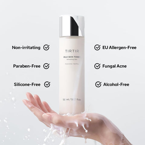TIRTIR Milk Skin Rice Toner - Niacinamide & Ceramide Enriched, 5.07 fl. oz.