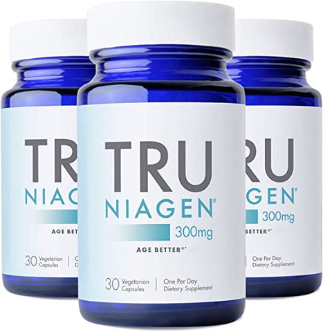 TRU NIAGEN 30 capsules/300mg - Advanced NAD+ Booster | Nicotinamide Riboside NR | Increases Energy & Promotes Anti Aging