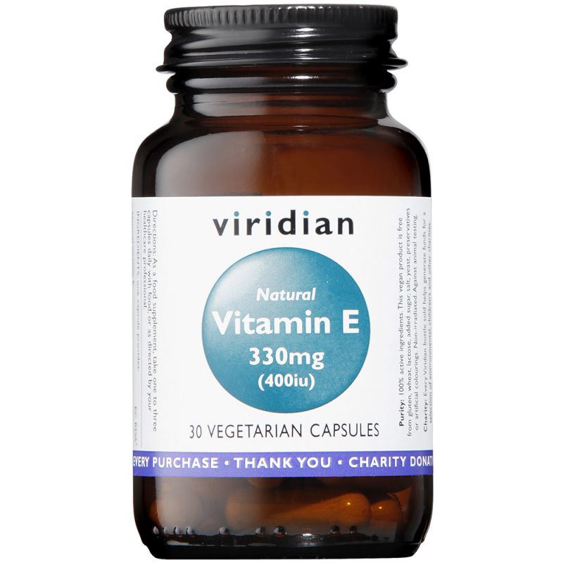 Natural Vitamin E 400IU 30 Veg Caps