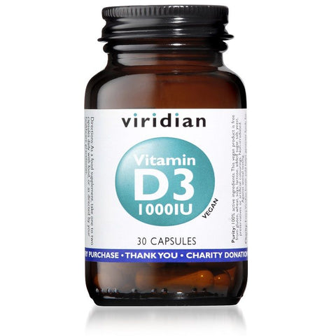Vitamin D3 1000iu 30Veg Caps