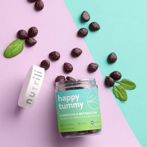 Nutrili Happy Tummy Vitamin Gummies - 90 vegan gummies