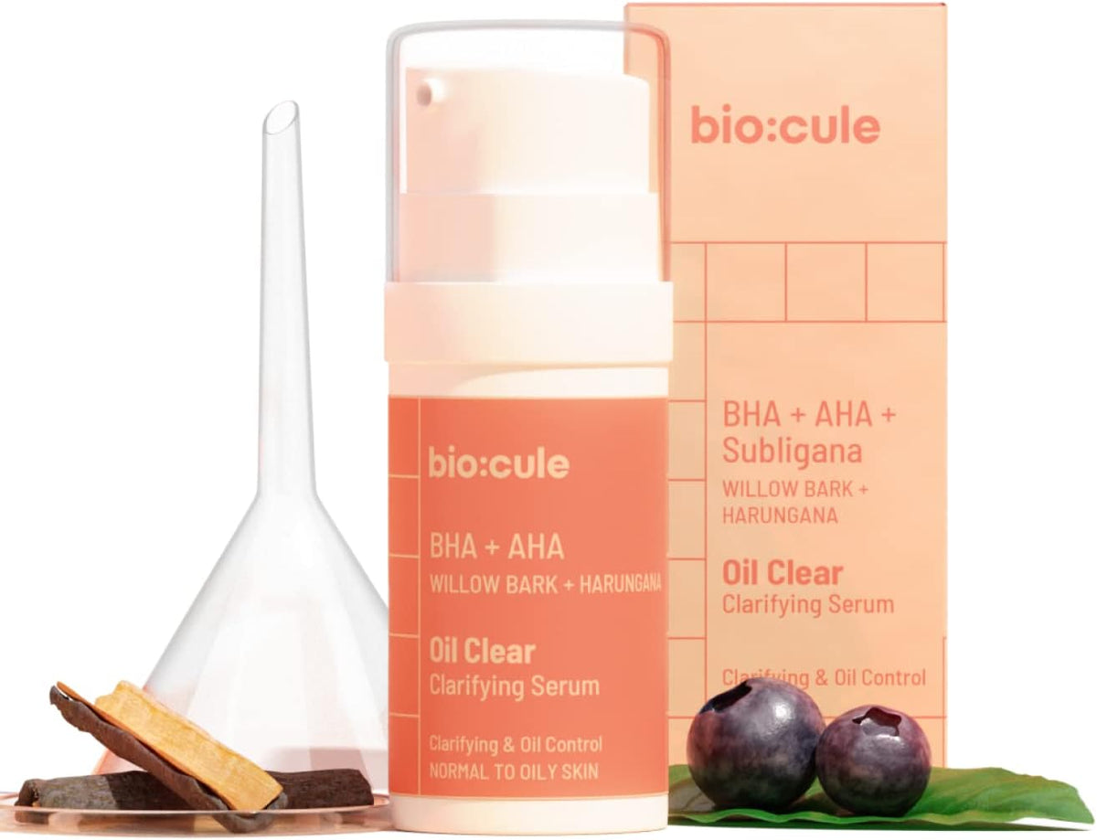 Biocule Oil Clear Clarifying Serum : BHA + AHA + Subligana 15ml