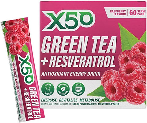 X50 Raspberry Green Tea
