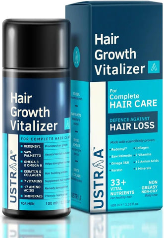 USTRAA Hair Growth Vitalizer for Complete Hair Care Defence Against HAIR LOSS 100 ml