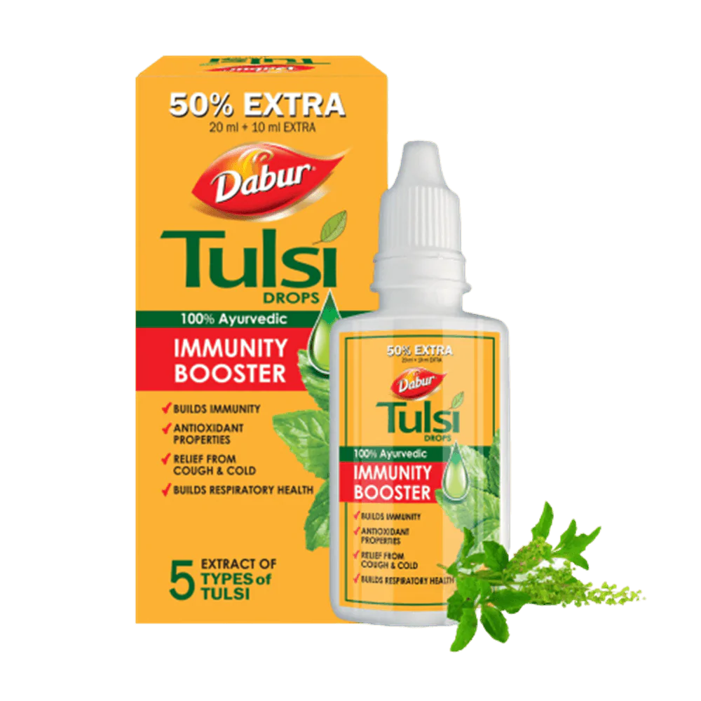 Dabur Tulsi Drops For Immune Support, 30 ML