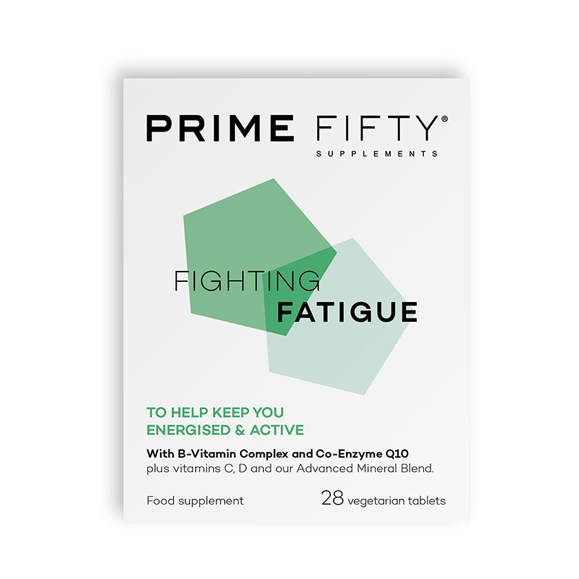 PRIME FIFTY Fighting Fatigue with B-Vitamin Complex and Co-Enzyme Q10 | 28 vegetarian tablets