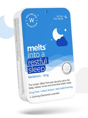 Wellbeing Nutrition- Melts Restful Sleep Plant Based