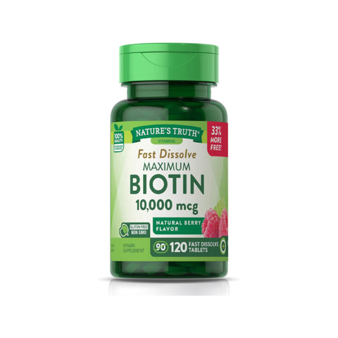 Nature's Truth Biotin 10,000mcg, 120 tablets