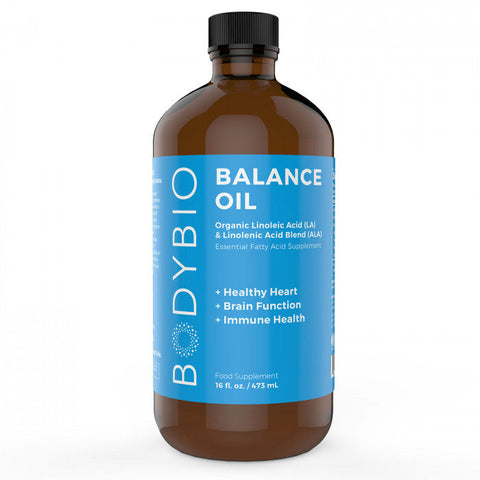 زيت BodyBio Balance Oil الأحماض الدهنية الأساسية أوميغا 3 و 6