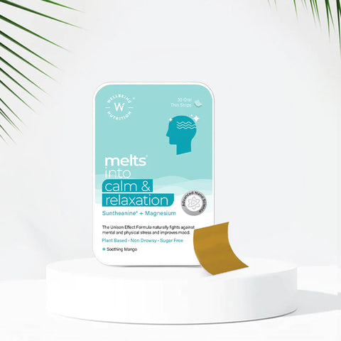Melts Calm & Relaxation for reduced anxiety and balanced mood, Oral Strips