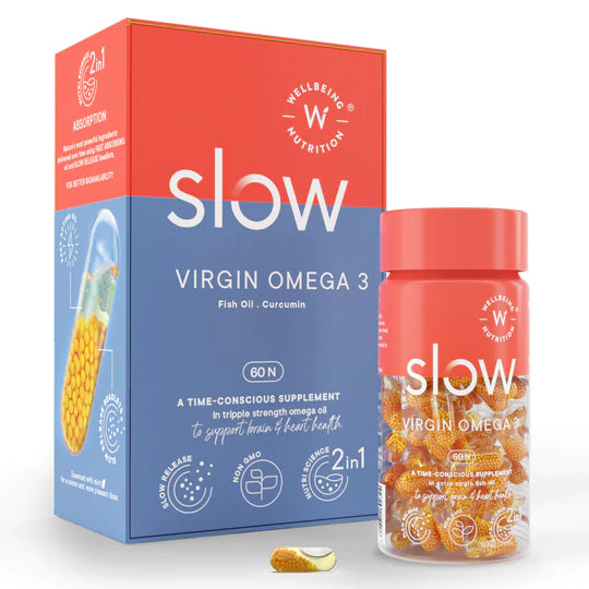 Slow Virgin Omega 3, 60 caps