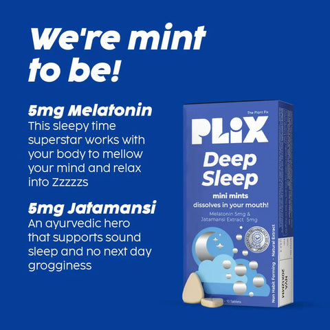 Plix Deep Sleep Mini Mints 30 Tablets
